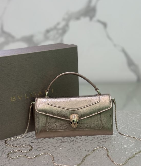BVLGARI Serpenti Forever Leather Phone Bag 294239