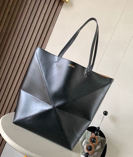 Loewe Puzzle Fold Leather Tote Bag 9033