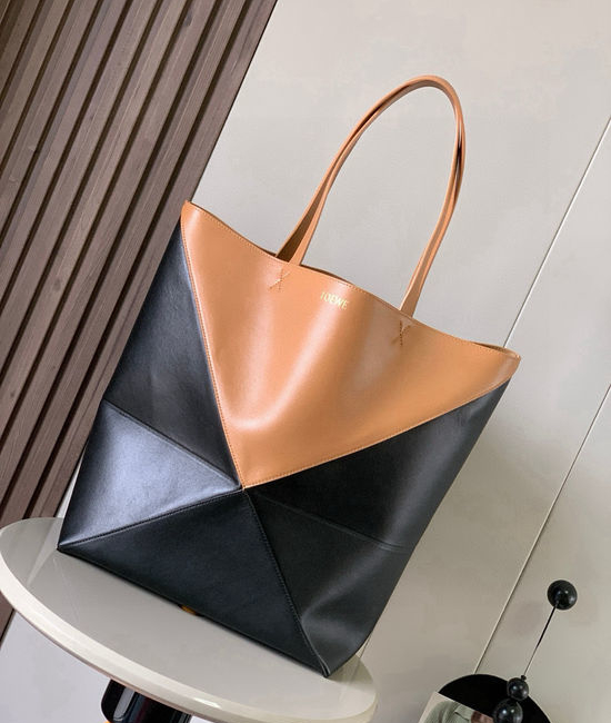 Loewe Puzzle Fold Leather Tote Bag 9033