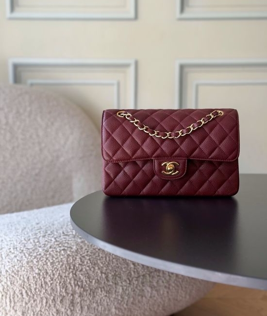 Chanel Classic Flap Caviar Leather Small Bag 11574