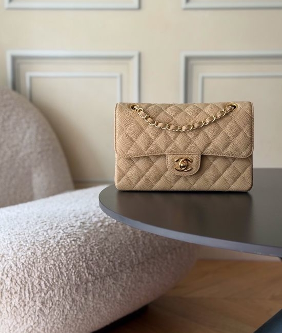 Chanel Classic Flap Caviar Leather Small Bag 11572