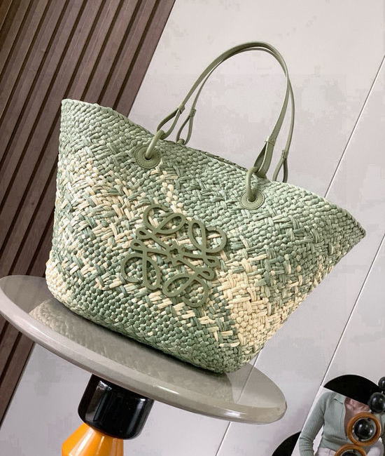 Loewe Anagram Basket Woven Handbag 8008