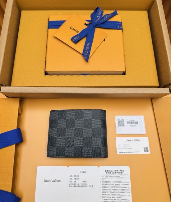 Louis Vuitton LV Slender Wallet Leather N63261