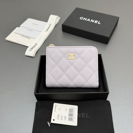 Chanel 255 Series Zipper Short Wallet AP3999