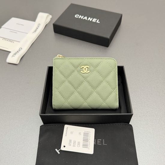 Chanel 255 Series Zipper Short Wallet AP3999