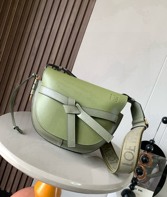 Loewe Gate Duel Leather Saddle Bag 9004