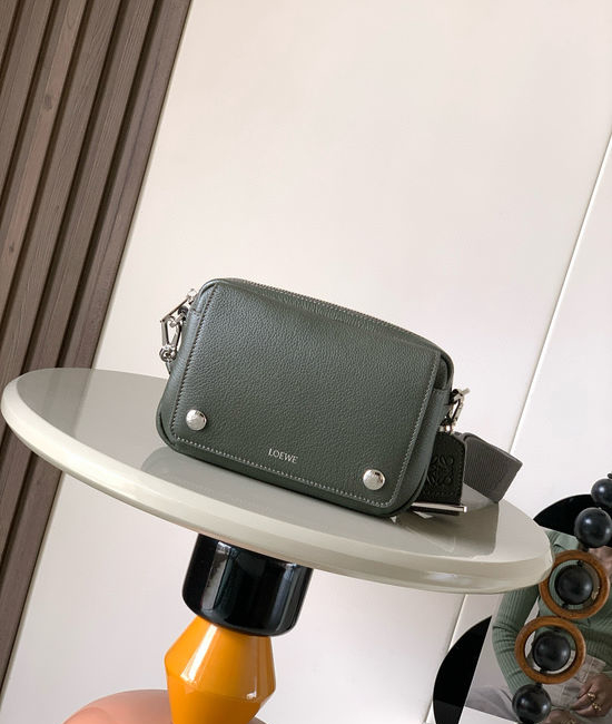 Loewe Pebble Grained Leather Messenger Bag 9149