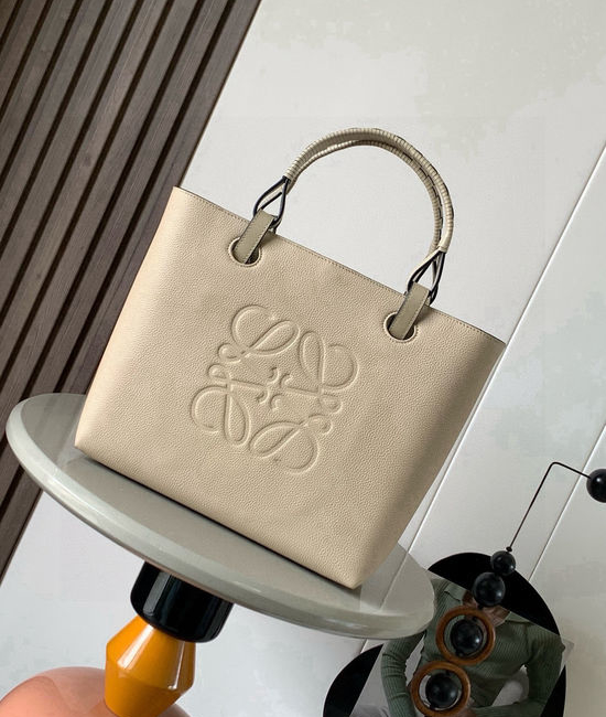 Loewe Anagram Tote Full Grain Leather Handbag 9300