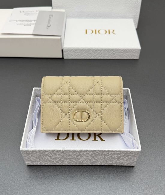 Christian Dior CD Cato Glycine Leather Wallet S5132