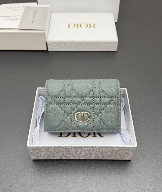 Christian Dior CD Cato Glycine Wallet Calfskin S5132