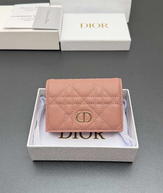 Christian Dior CD Cato Glycine Wallet Calfskin S5132