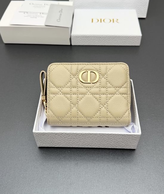 Christian Dior CD Cato Glycine Leather Wallet S5032