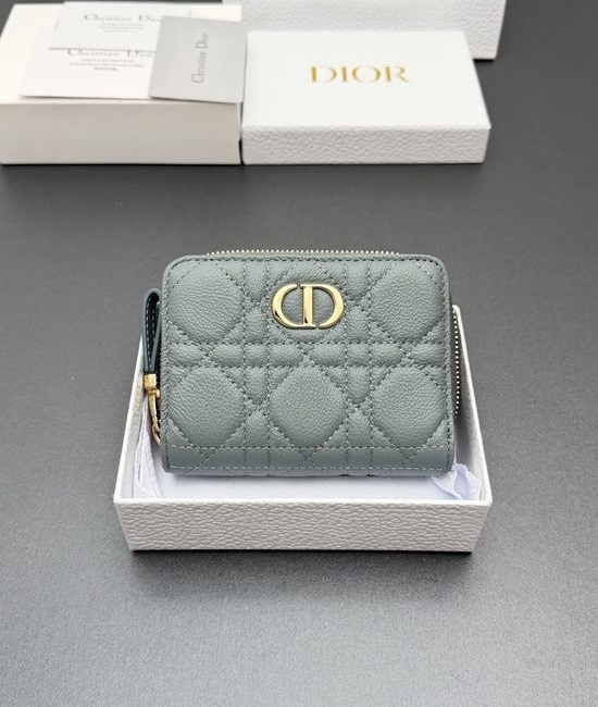 Christian Dior CD Cato Glycine Wallet Calfskin S5032
