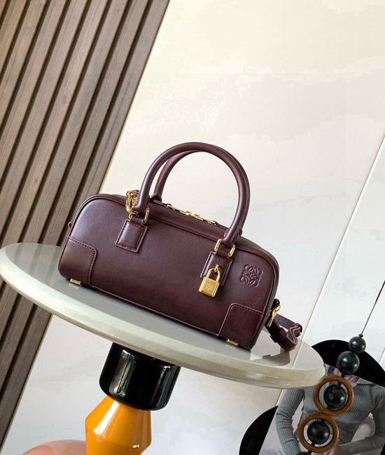 Loewe Amazona Nappa Leather Handbag With Anagram Lock 9085