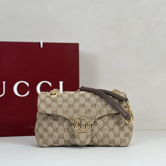Gucci Canvas Handbag 855371 Light Beige