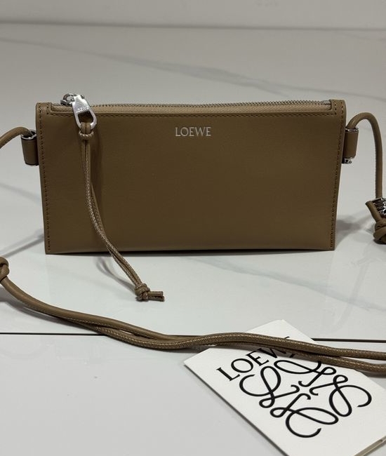 Loewe Small Organ Bag Adjustable Strap Mocha 1578