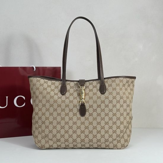 Gucci Light Apron Fabric Large Tote Bag 867015