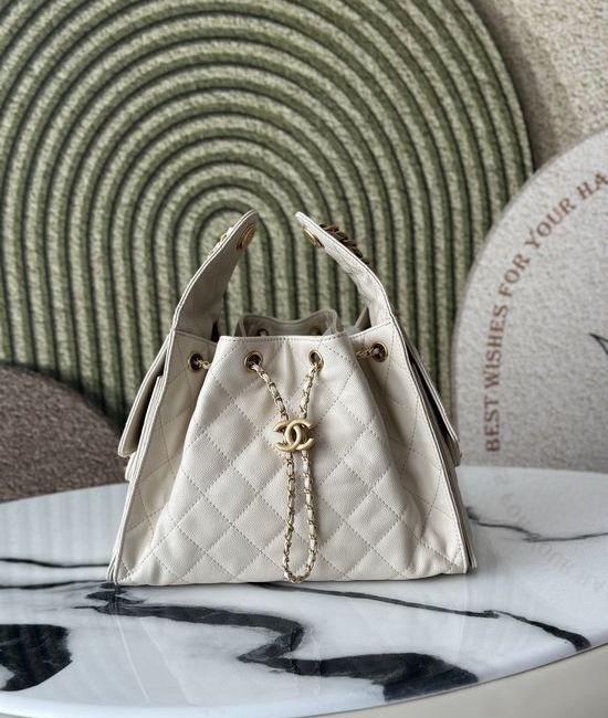 Chanel Hobo Caviar Shoulder Bag AS5293