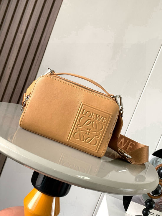 Loewe Mini Camera Satin Leather Crossbody Bag 9111