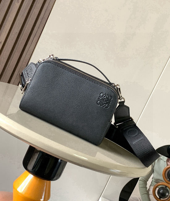 Loewe Satin Leather Mini Camera Crossbody Bag 9111