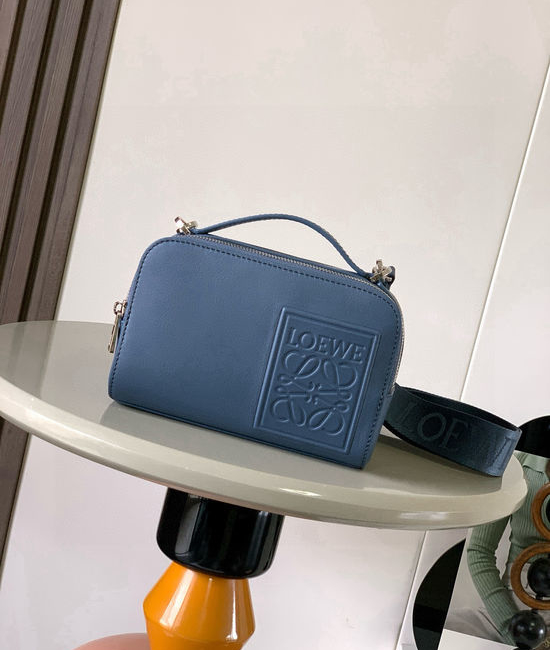 Loewe Mini Camera Satin Leather Crossbody Bag 9111