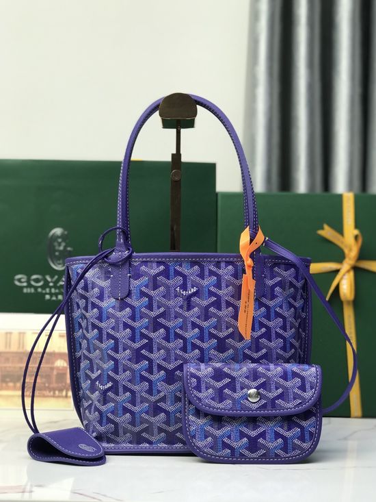 Goyard Anjou Reversible Canvas Mini Bag 020660