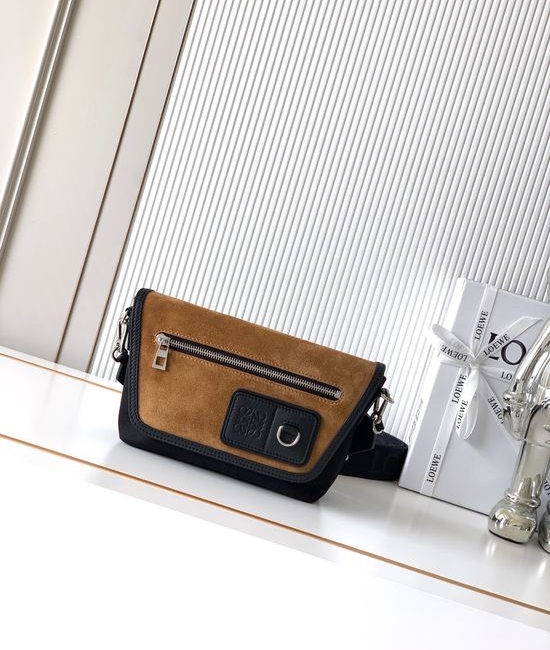 Loewe Flex Canvas Suede Messenger Bag 9170