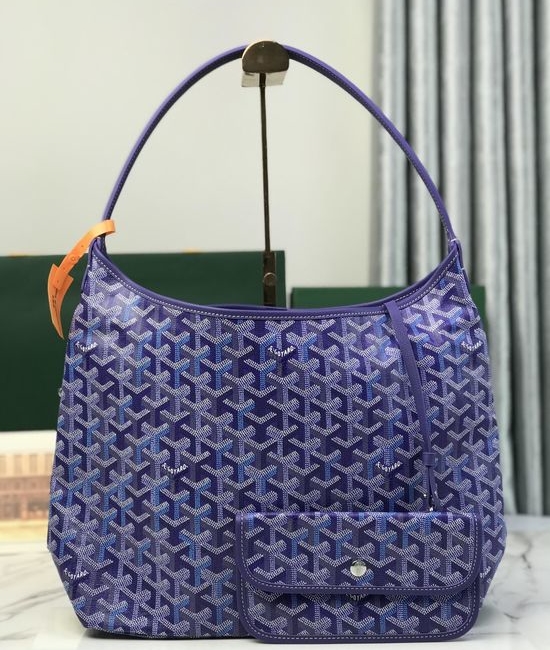 Goyard Hobo Boheme Goyardine Canvas Handbag 020223