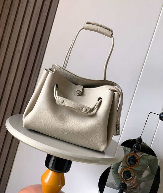 Loewe Soft Leather Madrid Medium Handbag Clay Color 9147