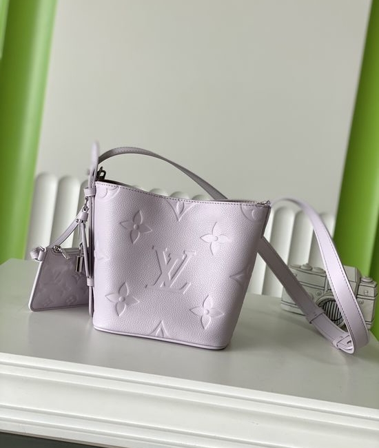 Louis Vuitton LV ALL IN BB Leather Bucket Bag M28342