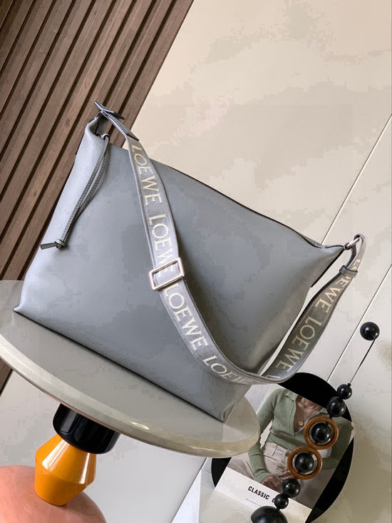 Loewe Cubi Leather Crossbody Bag 9010