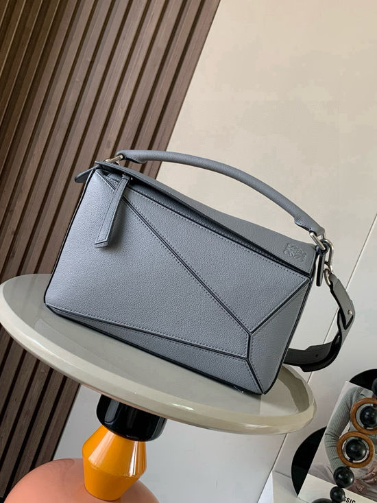 Loewe Puzzle Litchi Leather Geometric Bag 9017