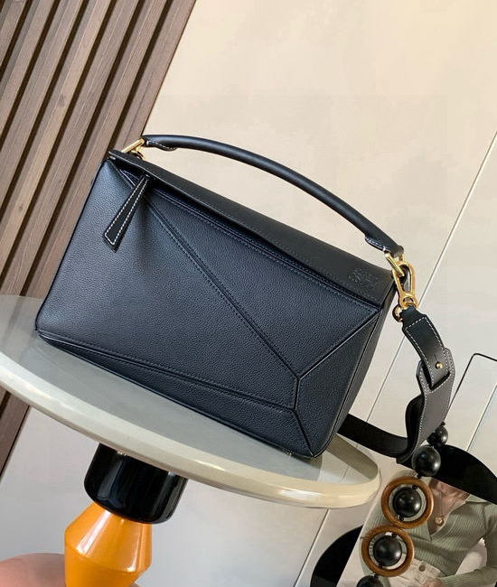 Loewe Puzzle Litchi Leather Geometric Bag 9017