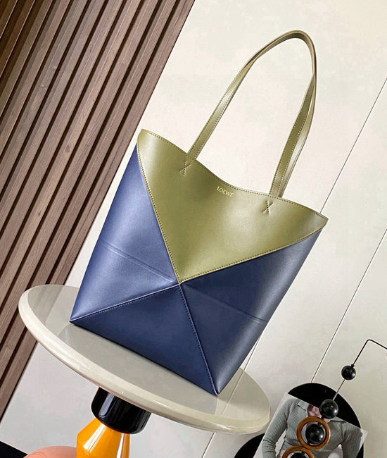 Loewe Puzzle Fold Calfskin Tote Bag 9029