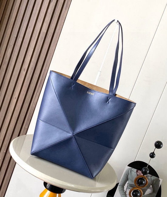 Loewe Puzzle Fold Leather Tote Bag 9029