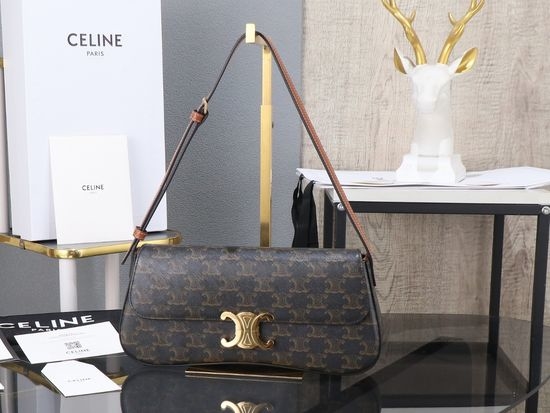 Celine Lola Shiny Calfskin Leather Handbag 115533