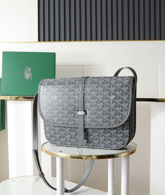 Goyard Belvedère Casual Crossbody Bag 244L Grey