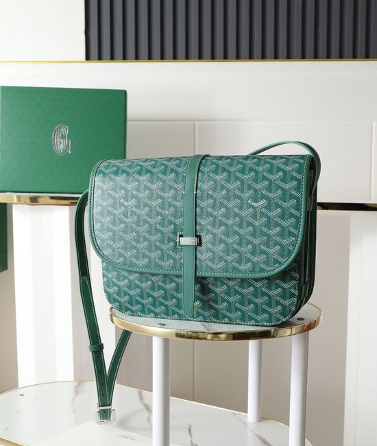 Goyard Belvedère Casual Crossbody Bag 244L Green