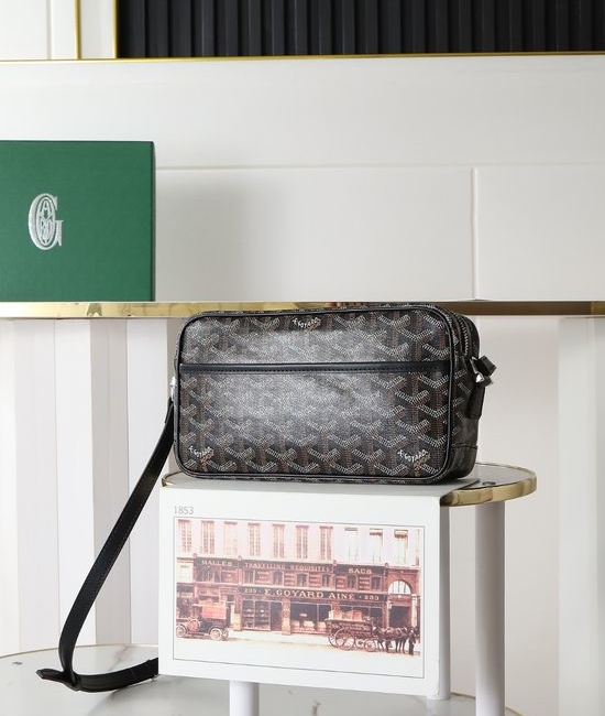 Goyard Canvas Leather Cavert Camera Bag