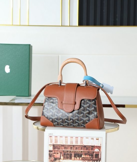 Goyard Saigon Small Top Handle Crossbody Bag 8005