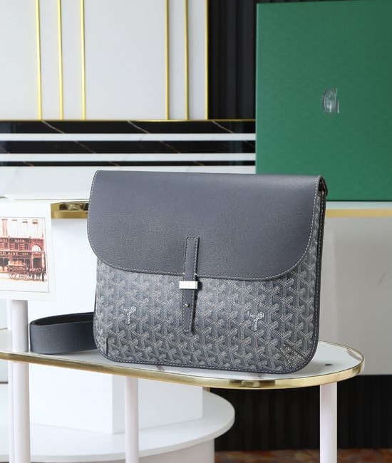 Goyard Coursier Messenger Bag Gray 8008