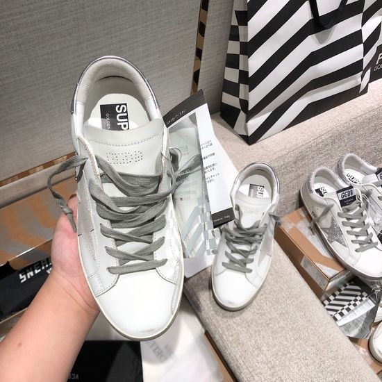 Golden Goose GGDB Casual Distressed Sneakers with Suede Upper and Comfort Insole