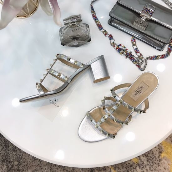 Valentino Soft Goat Leather Multi Heel Height Dress Shoes