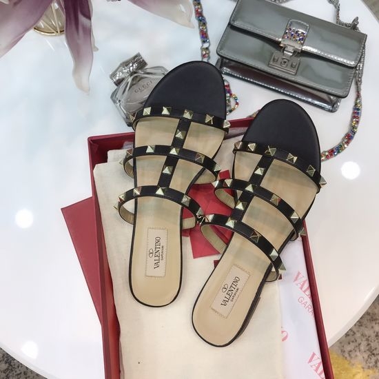 Valentino Soft Goat Leather Multi Heel Height Dress Shoes