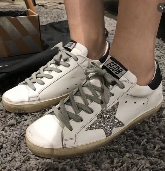 Golden Goose Vintage Distressed Casual Sneakers with Premium Leather Upper