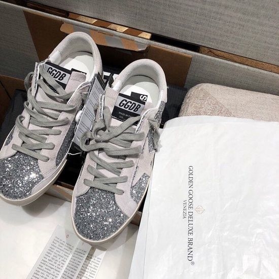 Golden Goose GGDB Retro Style Distressed Sneakers with Plaid Upper and Soft Insole