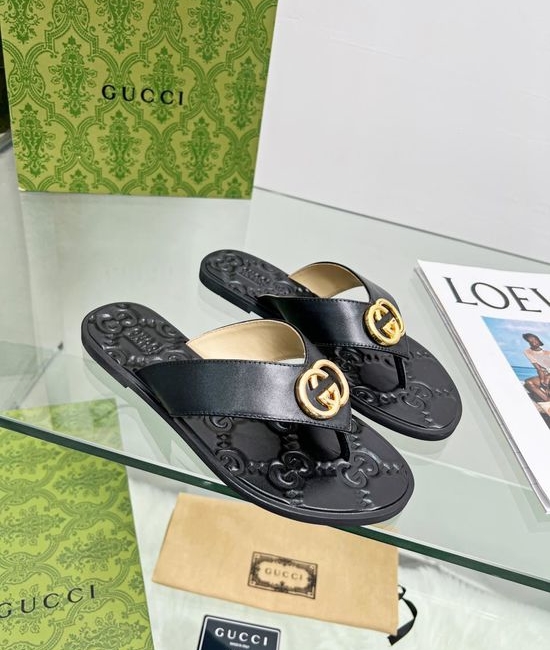 Gucci Soft Lining Flip Flops with Multiple Color Options