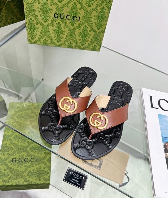 Gucci Soft Lining Flip Flops with Multiple Color Options