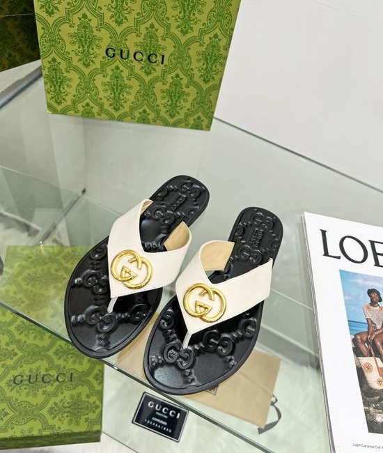 Gucci Soft Lining Flip Flops with Multiple Color Options