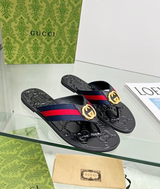 Gucci Soft Lining Flip Flops with Multiple Color Options